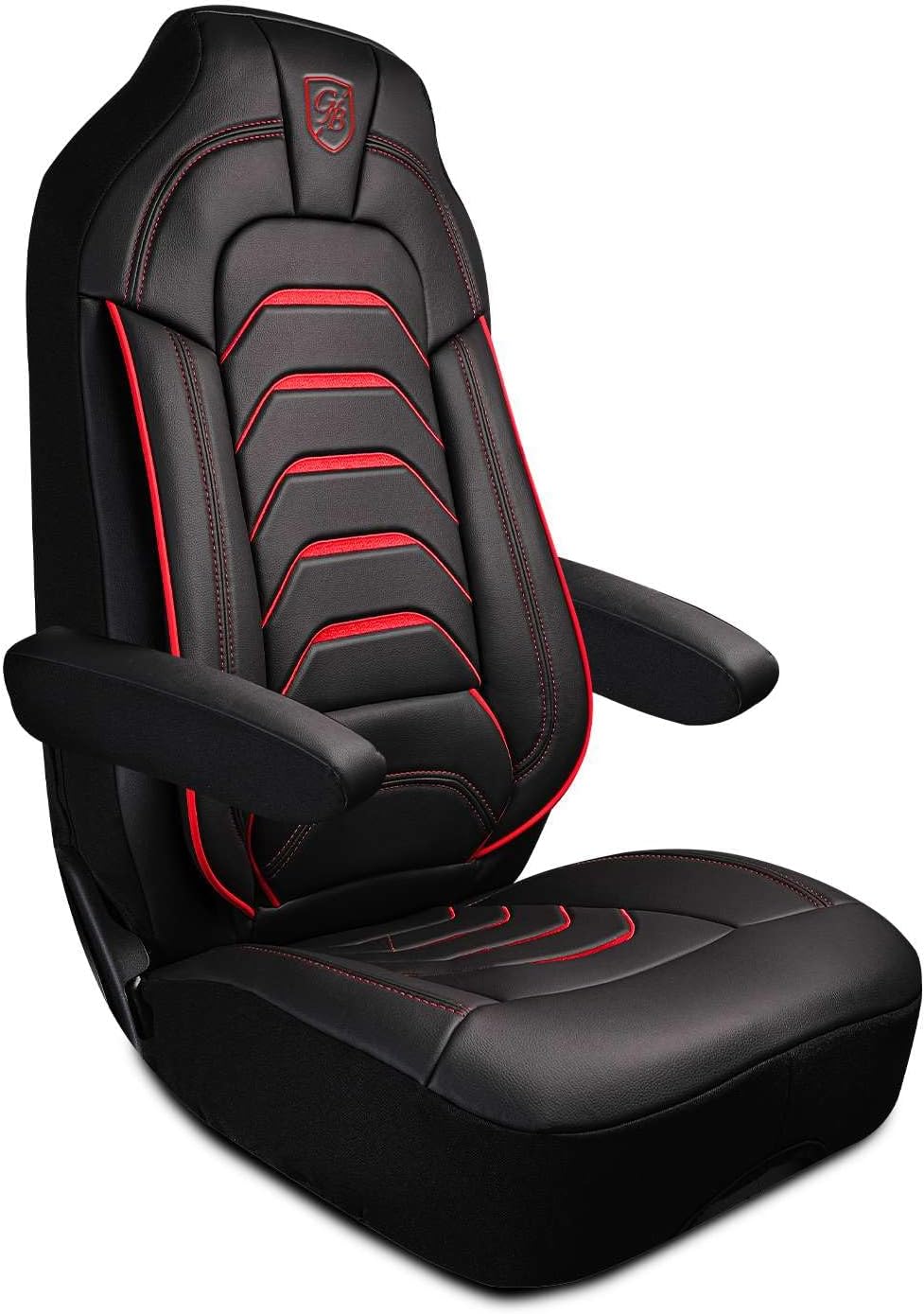 Custom Fit Truck Seat Cover for Kenworth T680, T880, W990, Premium Vinyl Fabric, Includes Armrest Covers and Assebly Tool