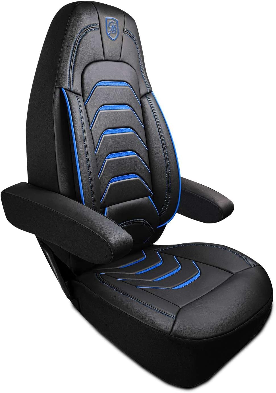 Custom Fit Truck Seat Cover for Peterbilt 579, 567, Premium Vinyl Fabric, Includes Armrest Covers and Assebly Tool