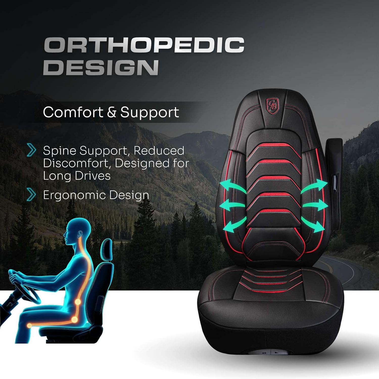 Custom Fit Truck Seat Cover for Peterbilt 579, 567, Premium Vinyl Fabric, Includes Armrest Covers and Assebly Tool