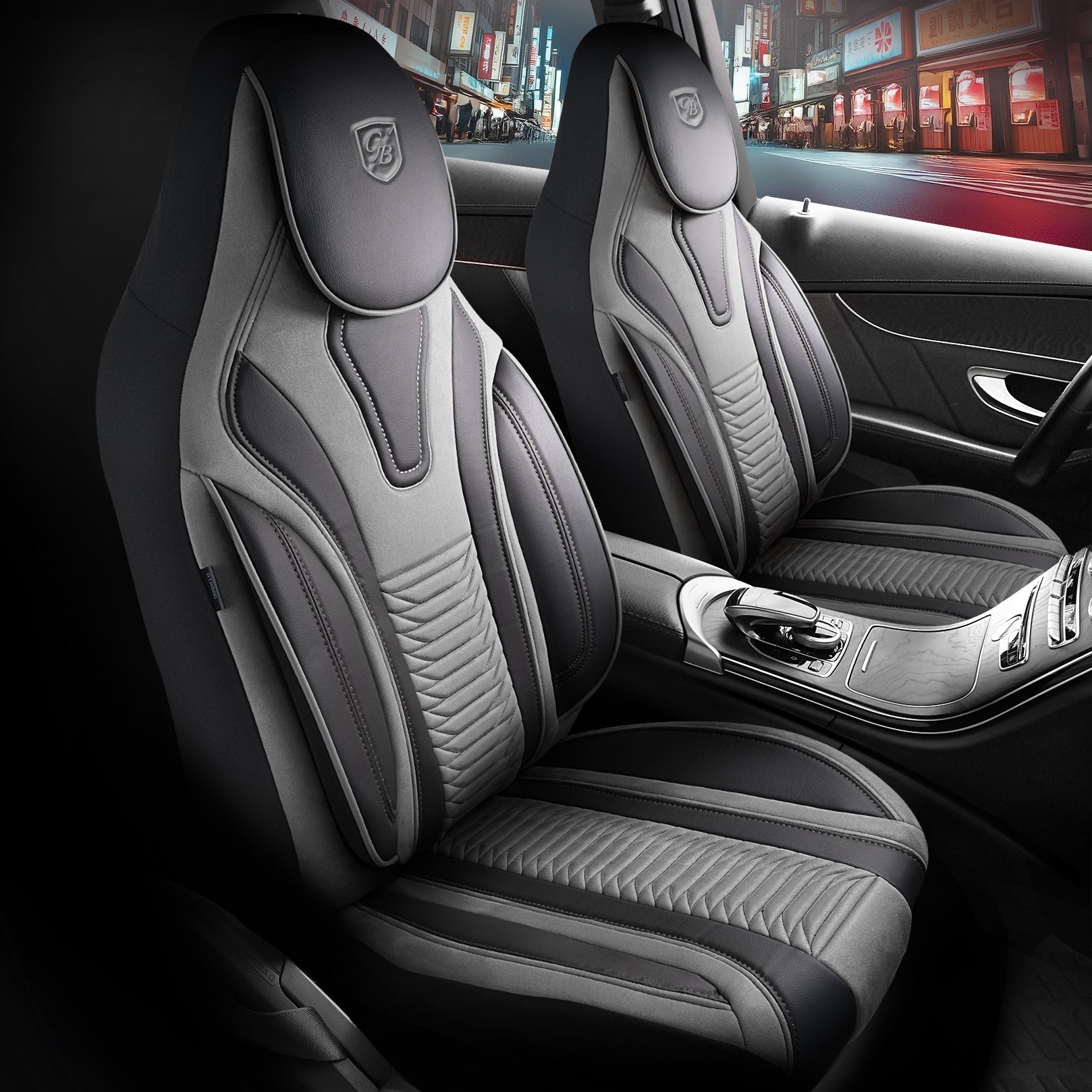 Tokyo Autositzbezüge für BMW 1er, Velours & Leder
