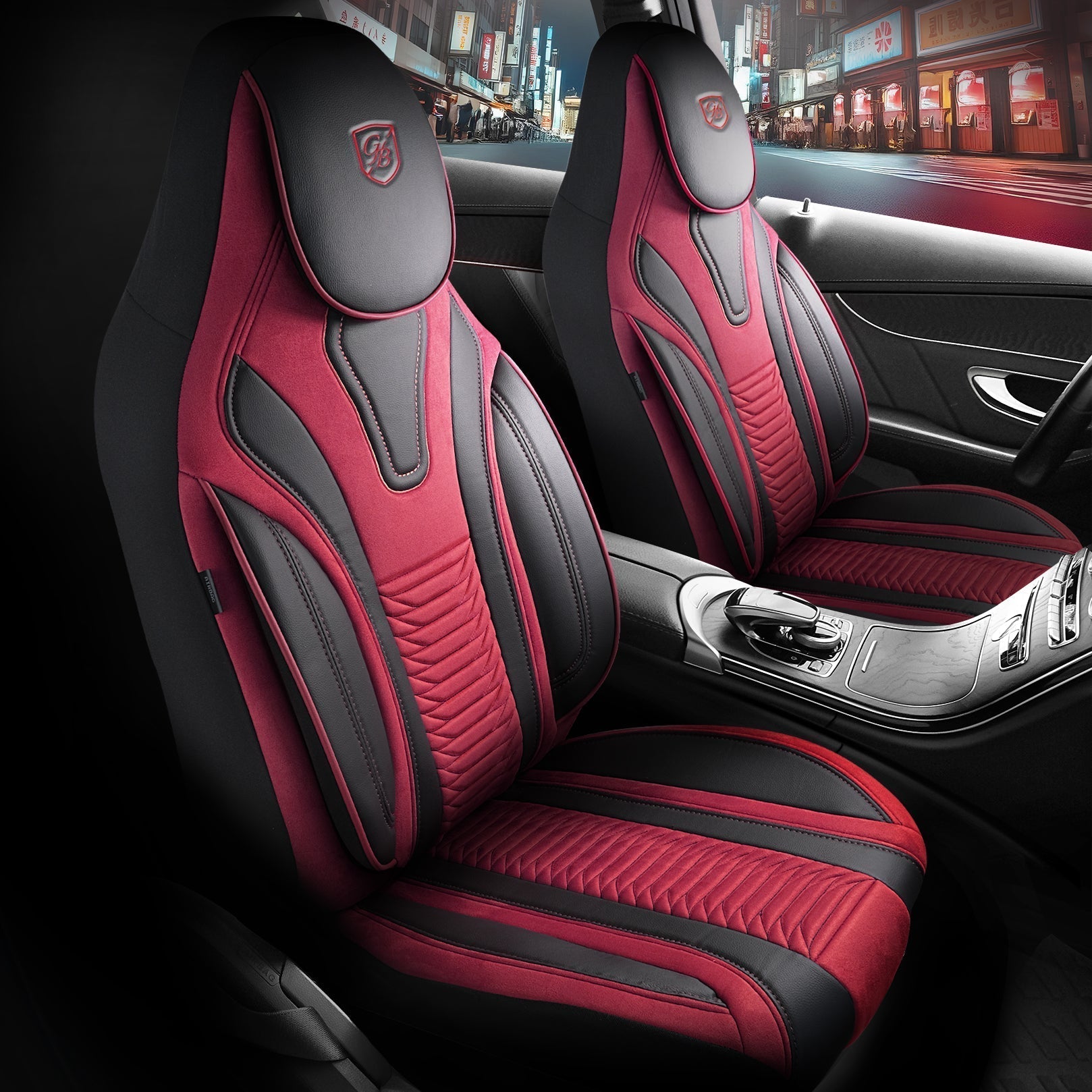 Tokyo Autositzbezüge für BMW 1er, Velours & Leder