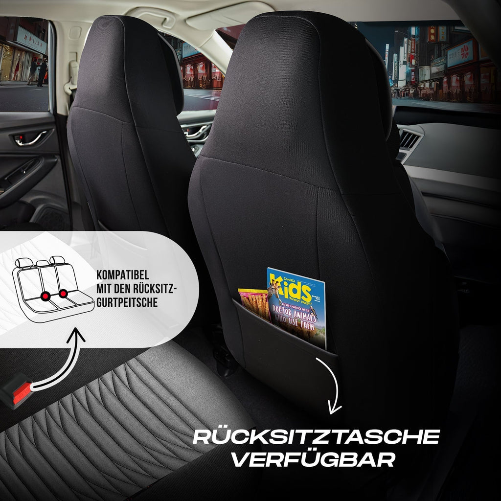 Tokyo Autositzbezüge für BMW 1er, Velours & Leder