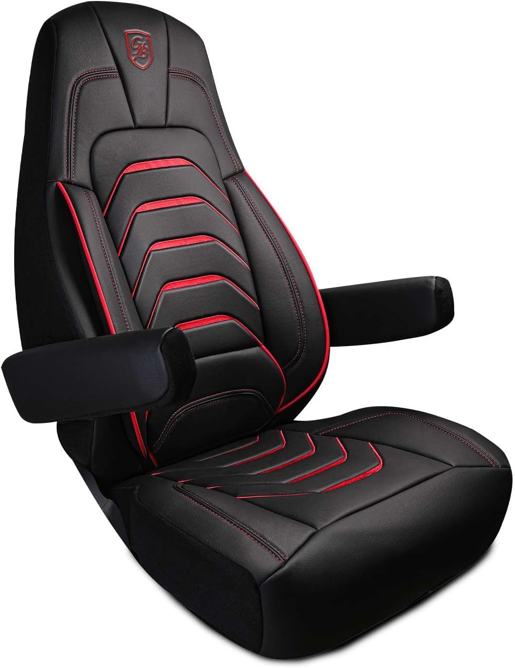 Custom Fit Truck Seat Cover for Cascadia 33”, Premium Vinyl Fabric, Includes Armrest Covers and Assebly Tool