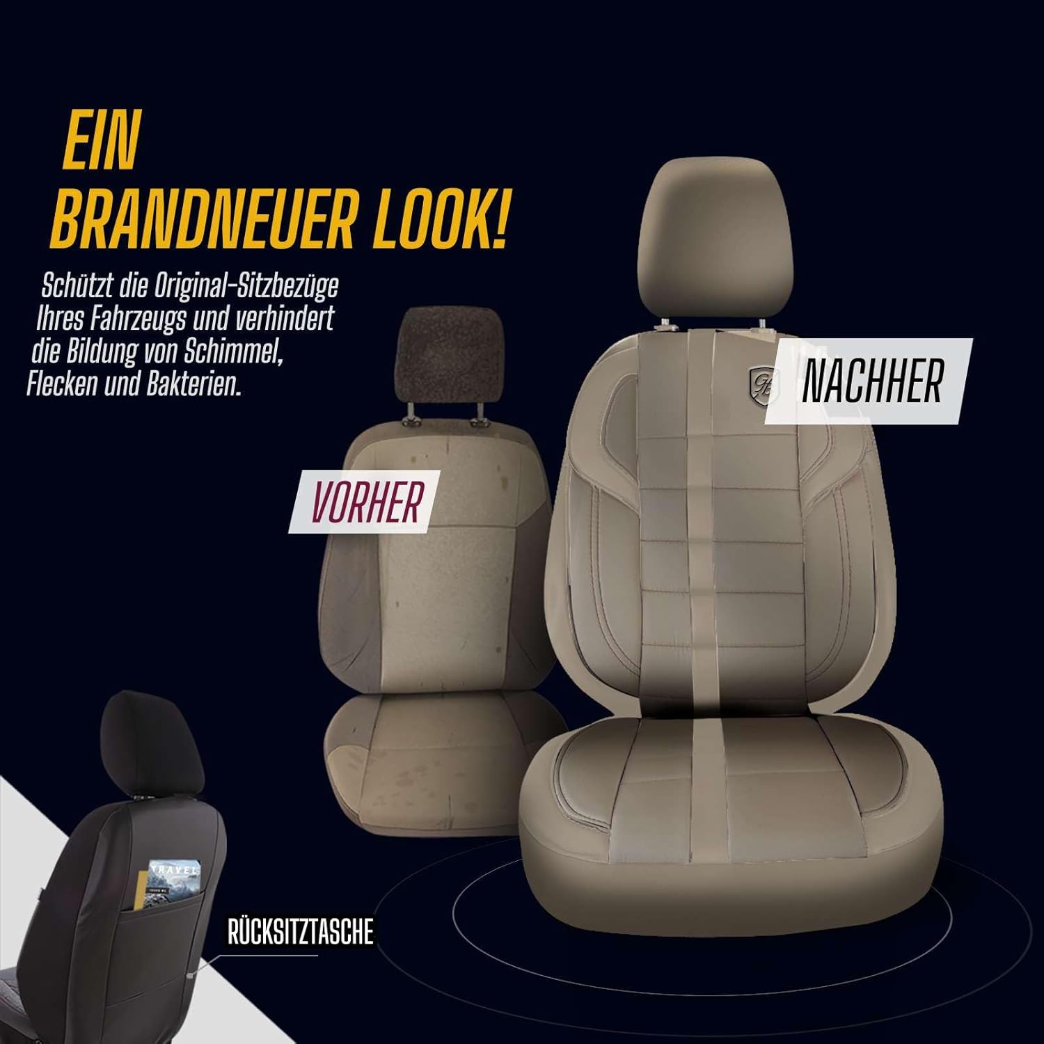 Everest Autositzbezüge für BMW 1er – Jacquard Sitzauflage