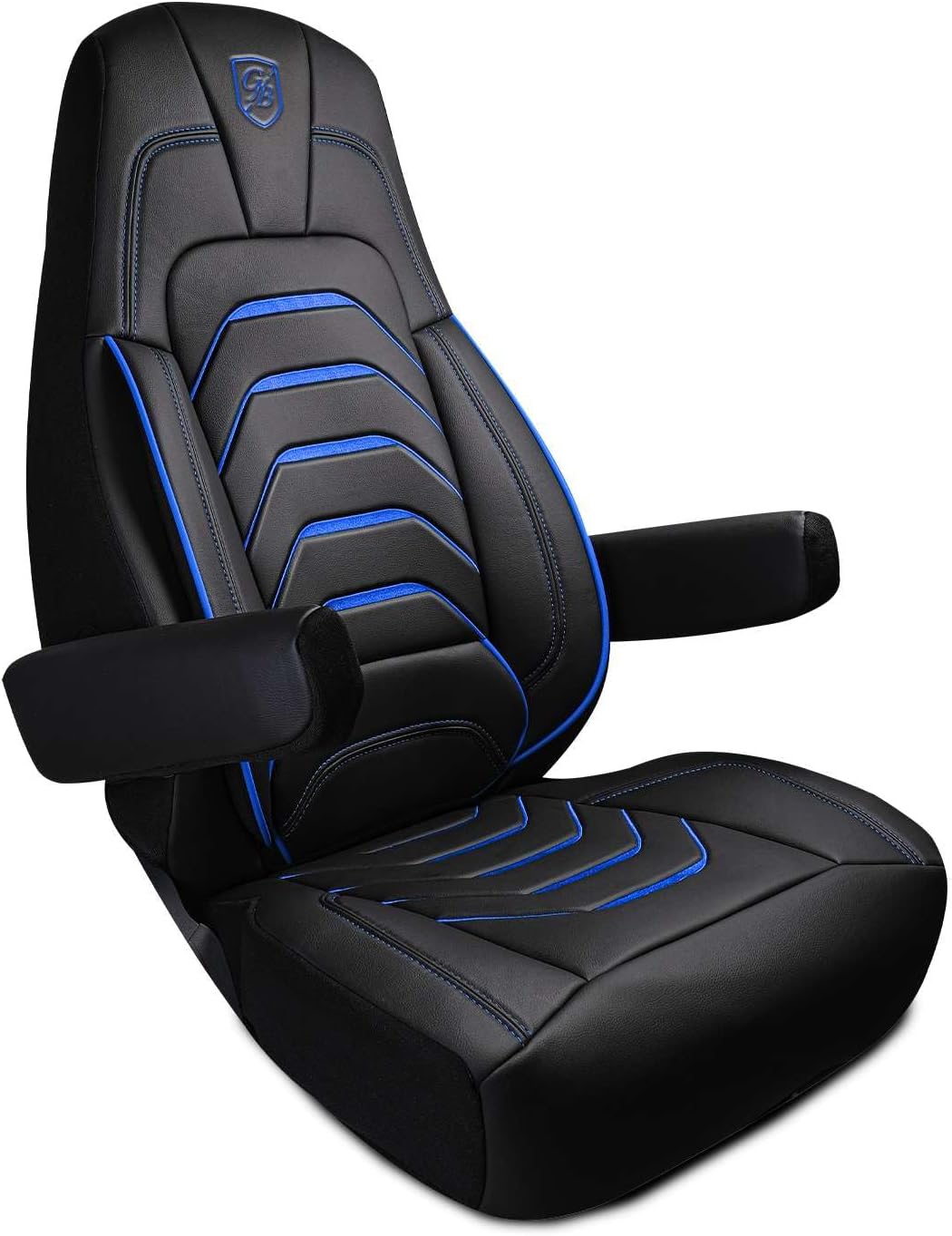 Custom Fit Truck Seat Cover for Cascadia 33”, Premium Vinyl Fabric, Includes Armrest Covers and Assebly Tool