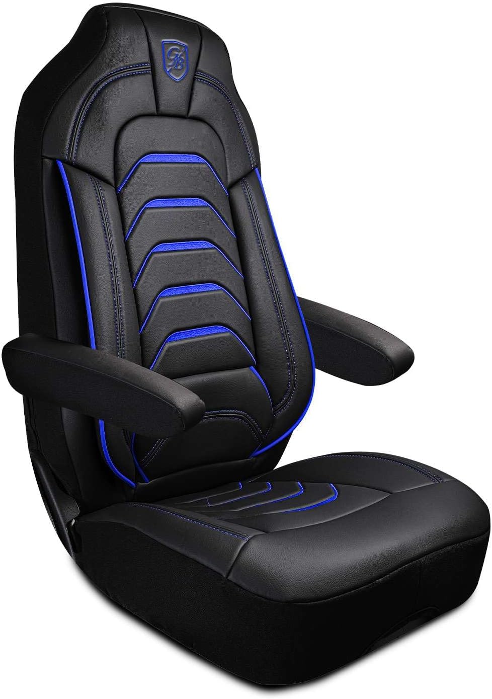 Custom Fit Truck Seat Cover for Kenworth T680, T880, W990, Premium Vinyl Fabric, Includes Armrest Covers and Assebly Tool