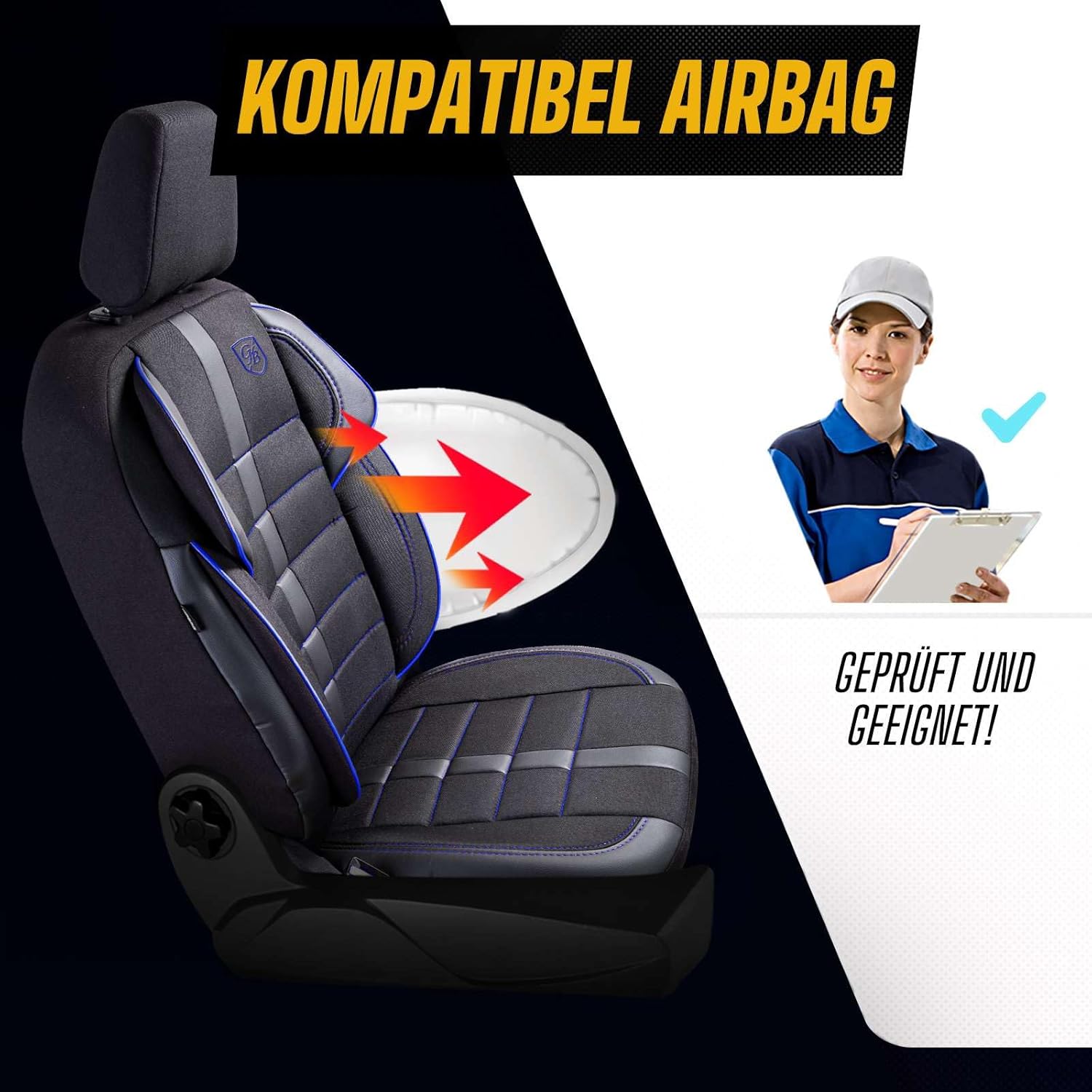 Everest Autositzbezüge für BMW 1er – Jacquard Sitzauflage