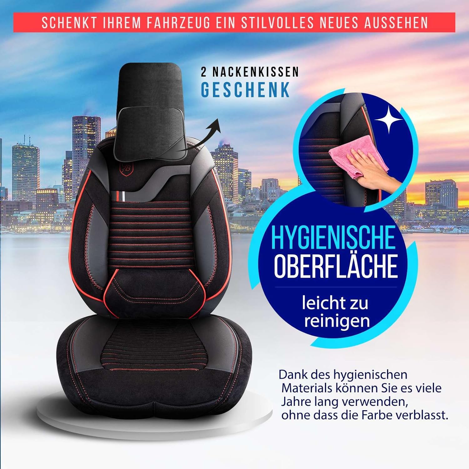Boston Autositzbezüge für BMW 1er, Velours