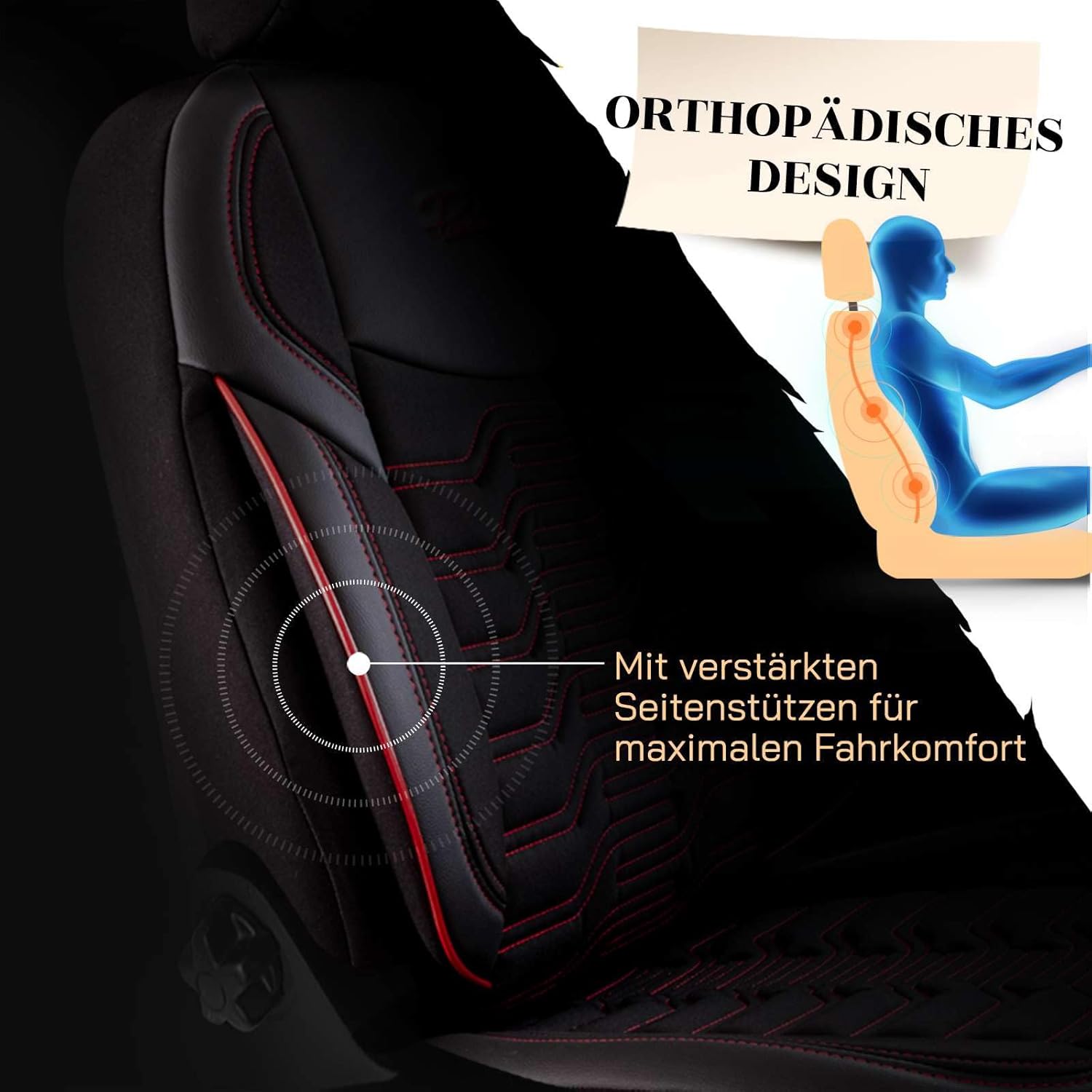 Berlin Autositzbezüge für BMW 1er, Jacquard Sitzauflage