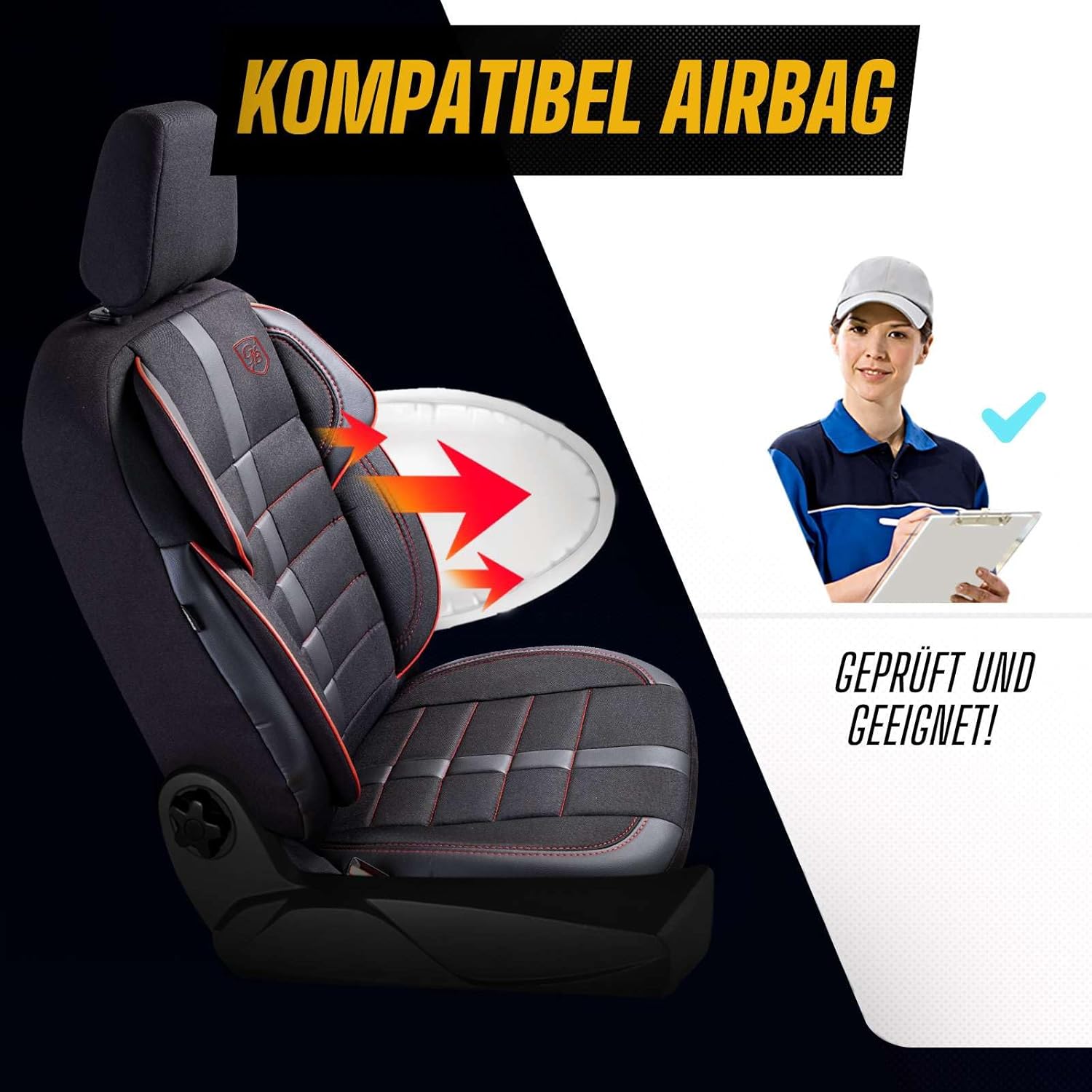 Everest Autositzbezüge für BMW 1er – Jacquard Sitzauflage