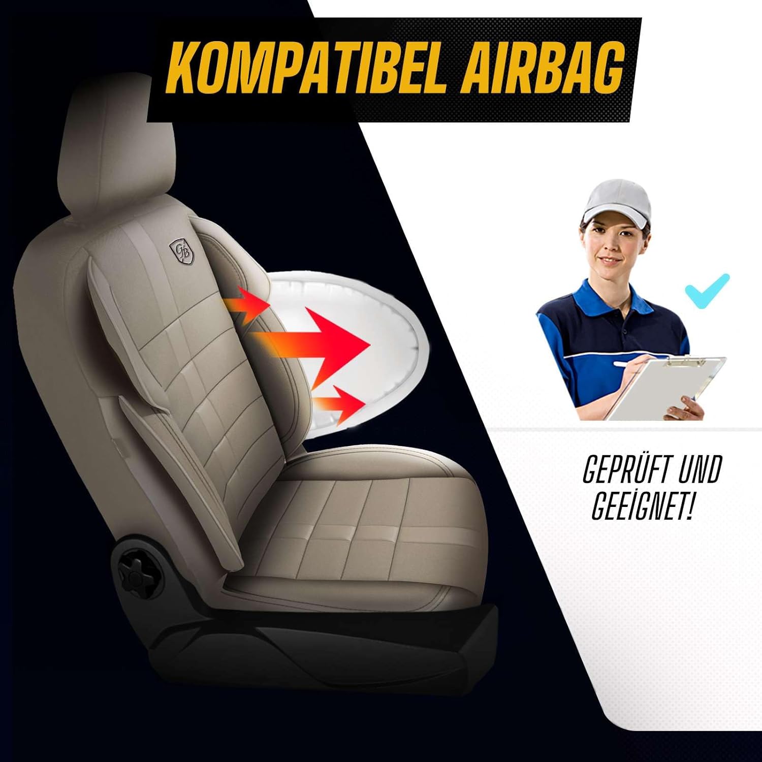 Everest Autositzbezüge für BMW 1er – Jacquard Sitzauflage