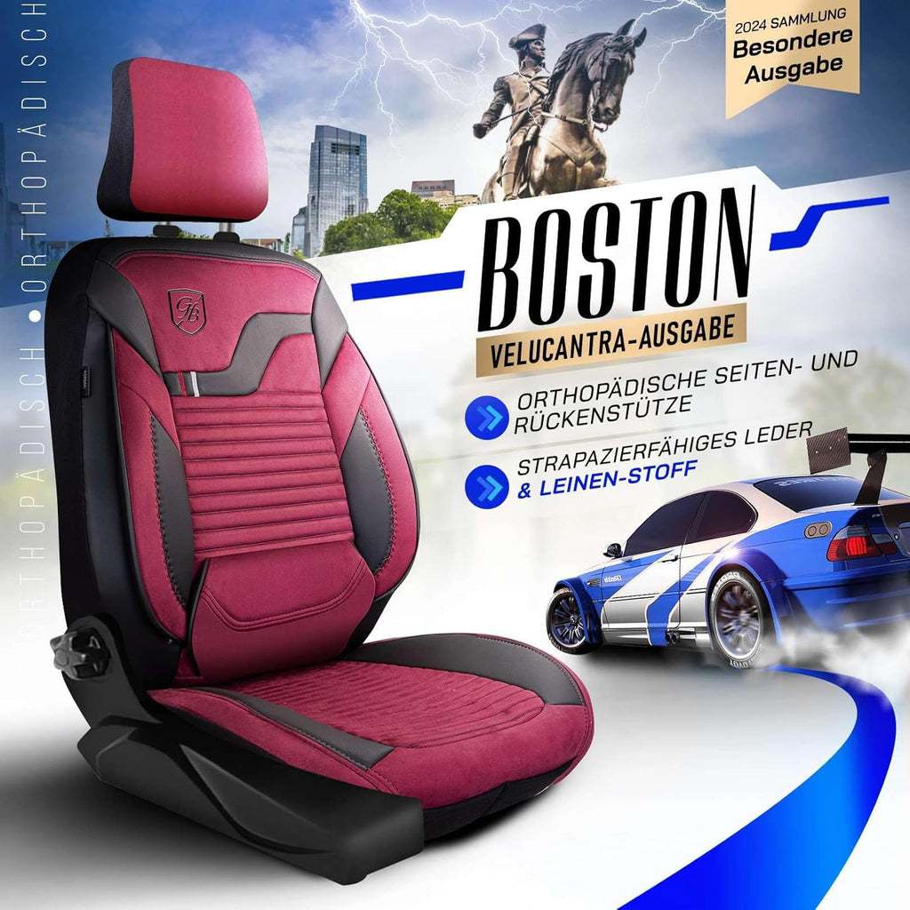 Boston Autositzbezüge für BMW 1er, Velours