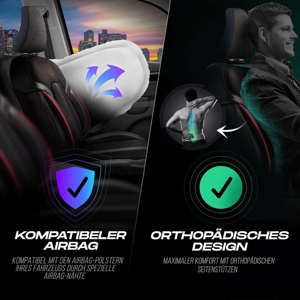 Lizbon Autositzbezüge für BMW 1er, Alcantara
