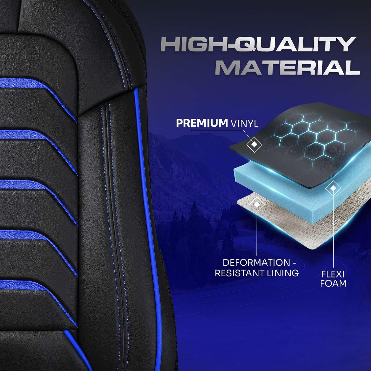 Custom Fit Truck Seat Cover for Kenworth T680, T880, W990, Premium Vinyl Fabric, Includes Armrest Covers and Assebly Tool