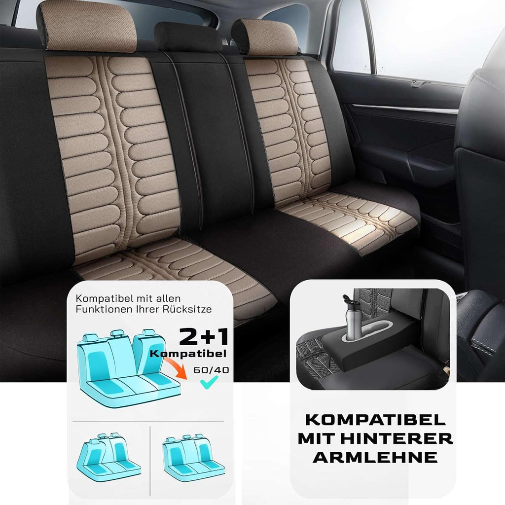 Londra Autositzbezüge für BMW 1er, Jacquard Sitzauflage