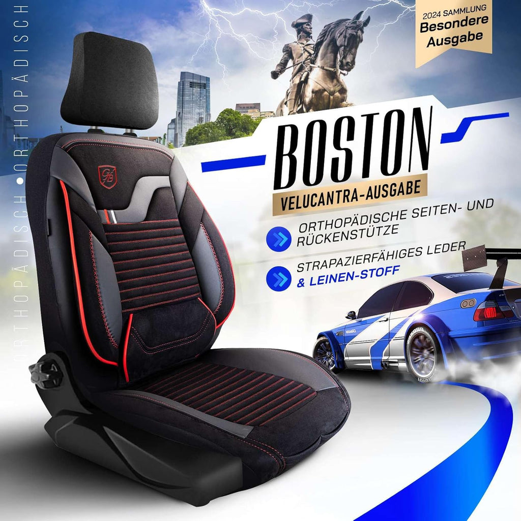 Boston Autositzbezüge für BMW 1er, Velours