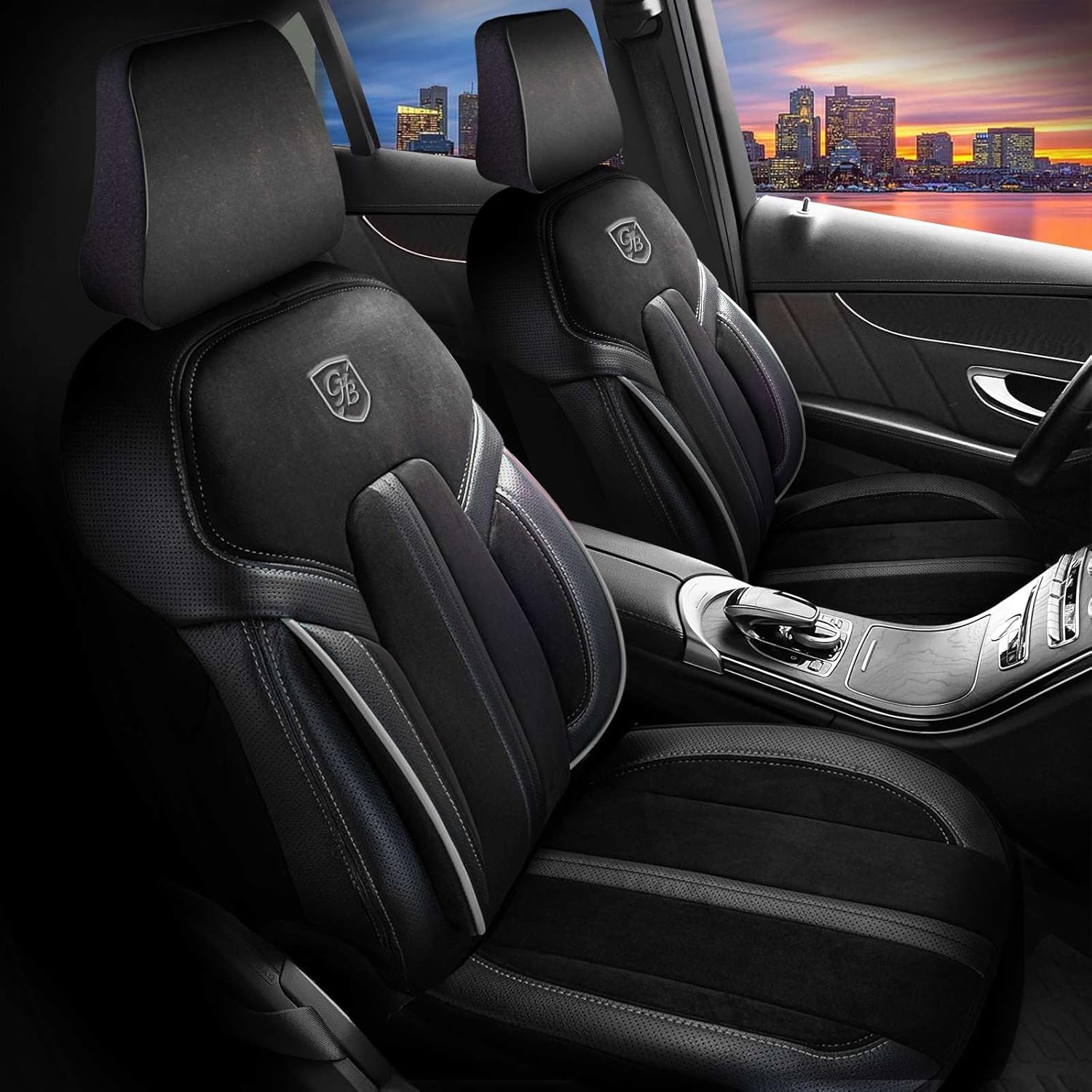 Lizbon Autositzbezüge für BMW 1er, Alcantara