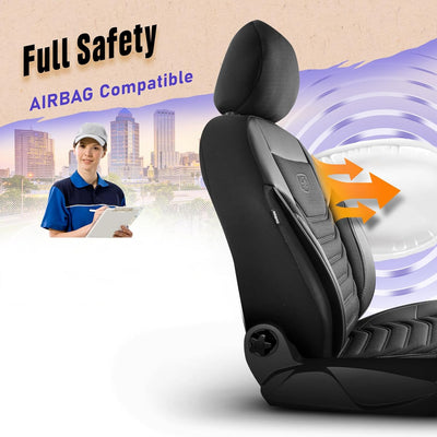 Premium Car Seat Covers for Subaru Outback 2001-2026, Piqué Fabric Car Seat Cover for SUV, Cars, Most Pickups, Car Seat Covers Front Seats