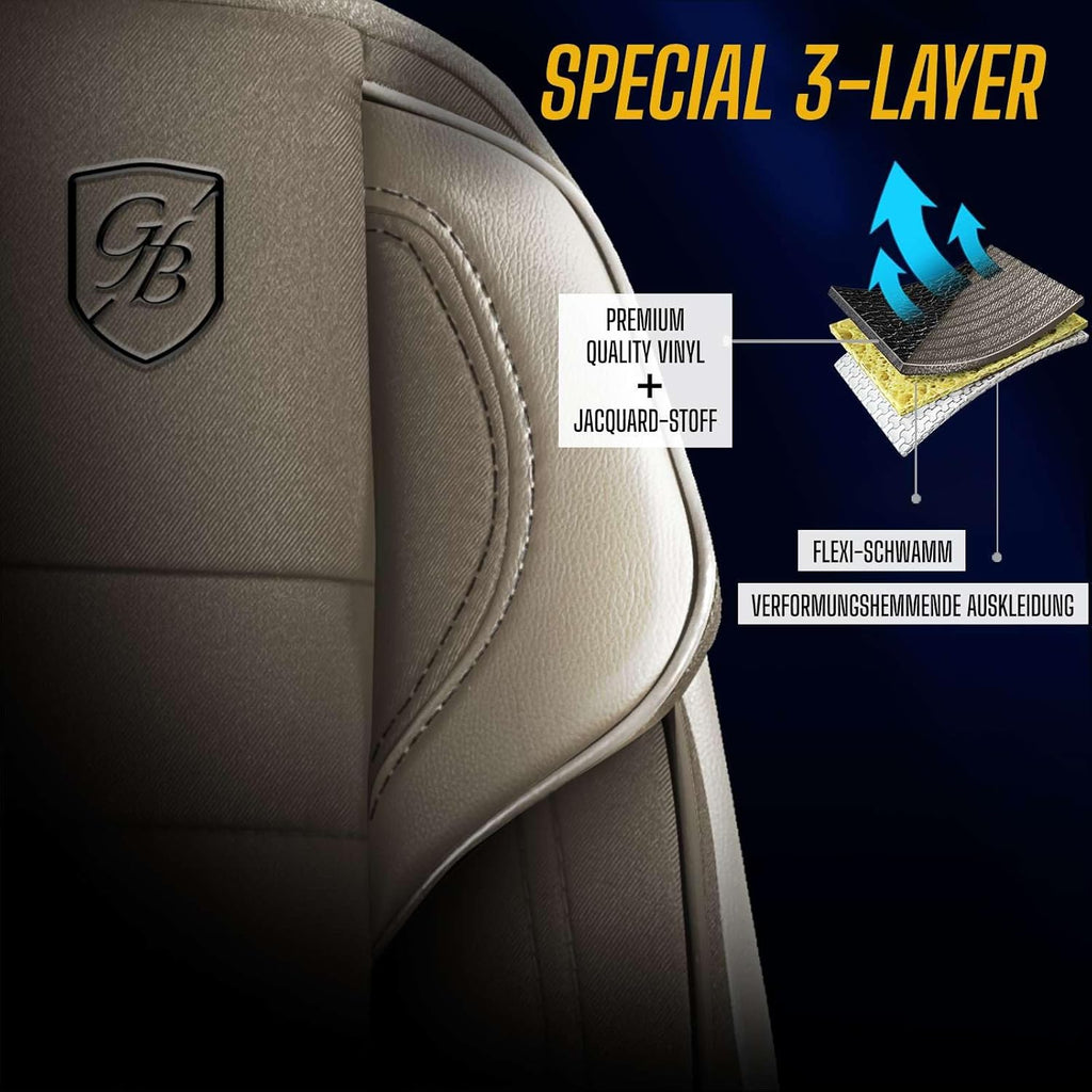 Everest Autositzbezüge für BMW 1er – Jacquard Sitzauflage
