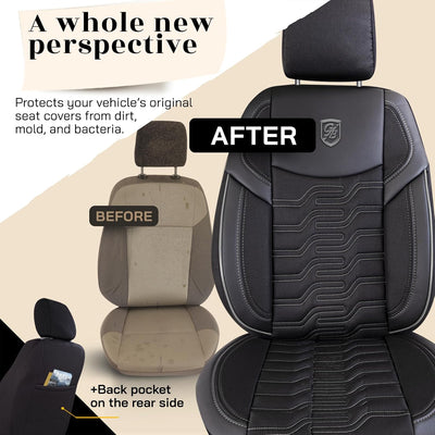 Premium Car Seat Covers for Subaru Forester 2007-2026, Jacquard Car Seat Cover for SUV, Cars, Most Pickups, Car Seat Protector, Car Seat Covers Front Seats