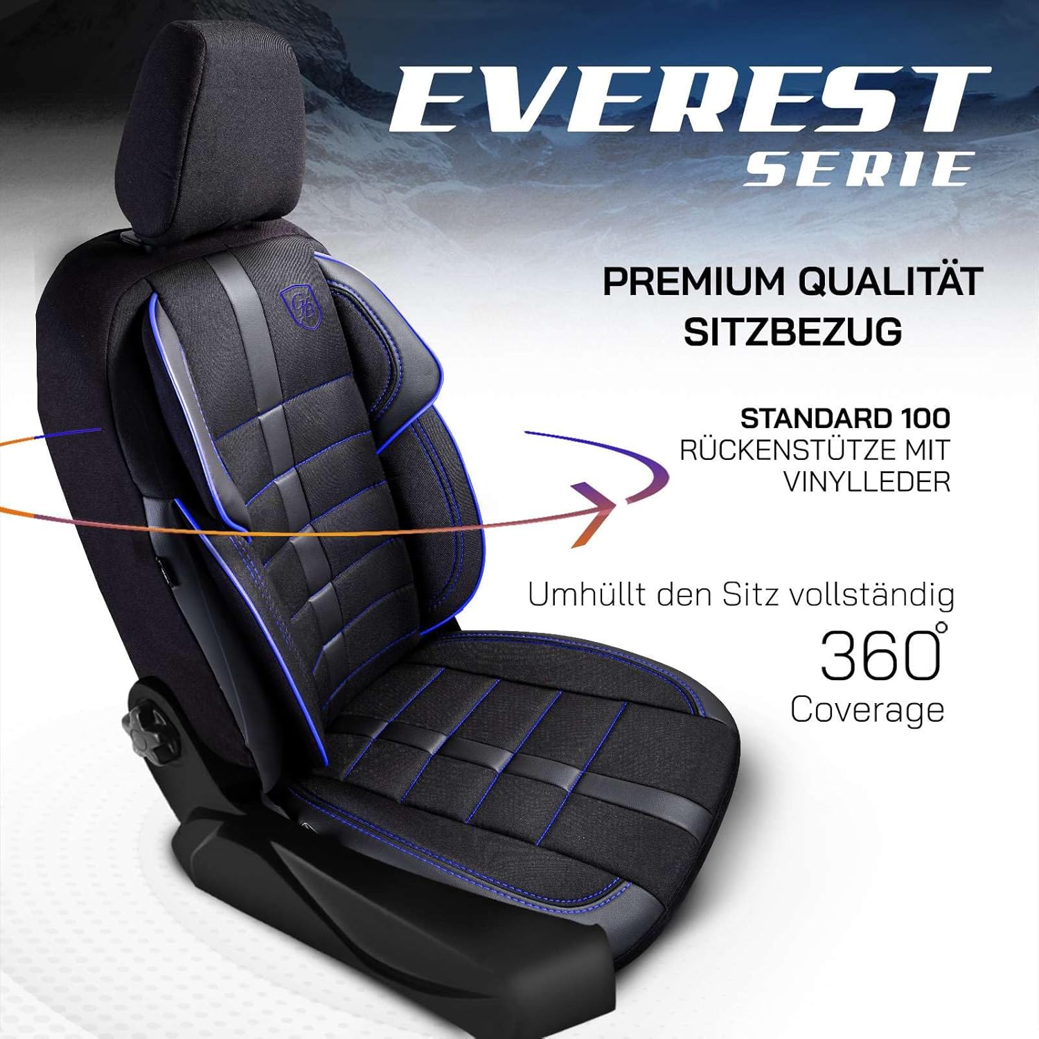 Everest Autositzbezüge für BMW 1er – Jacquard Sitzauflage
