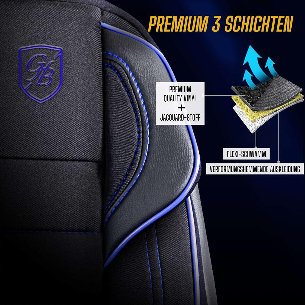 Everest Autositzbezüge für BMW 1er – Jacquard Sitzauflage