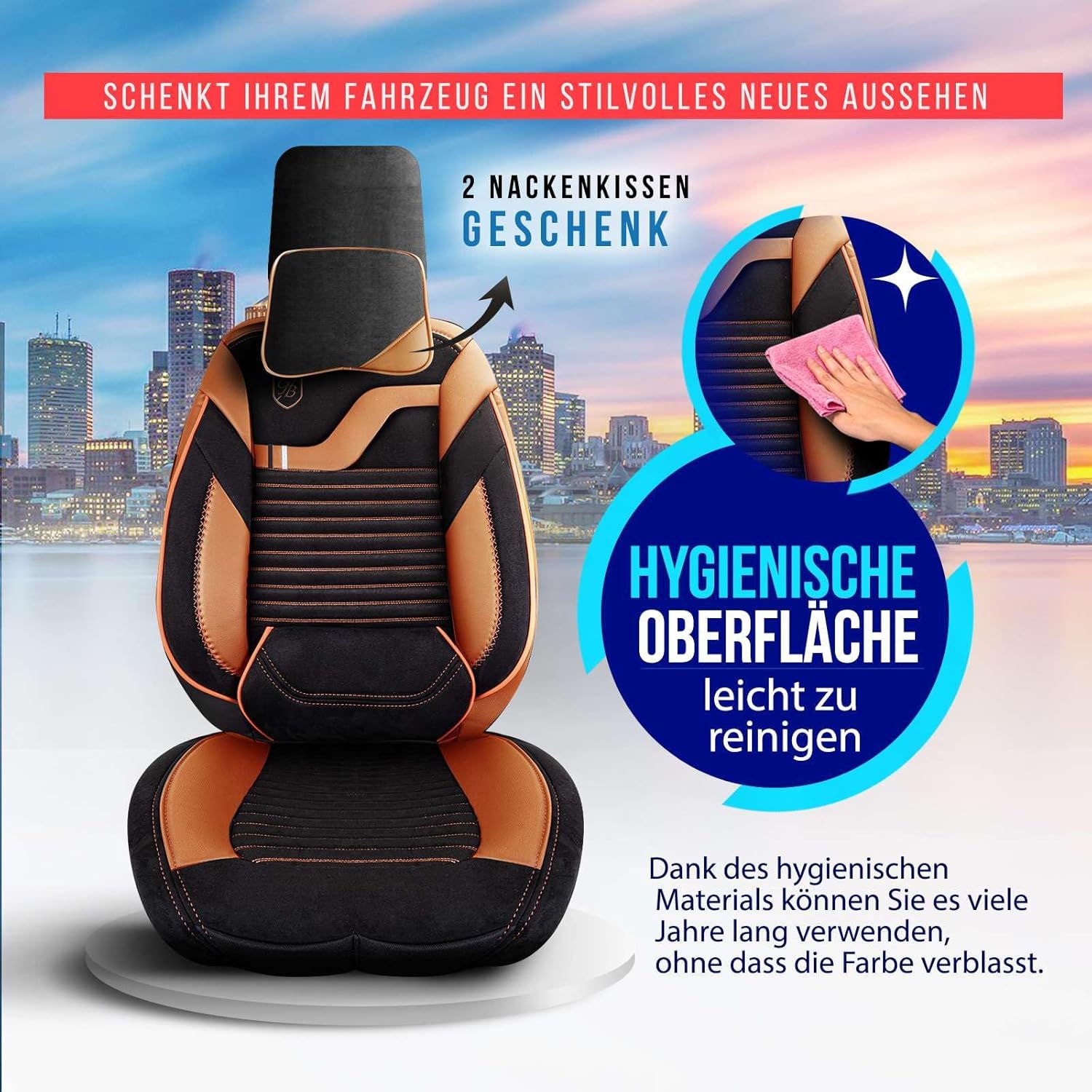 Boston Autositzbezüge für BMW 1er, Velours