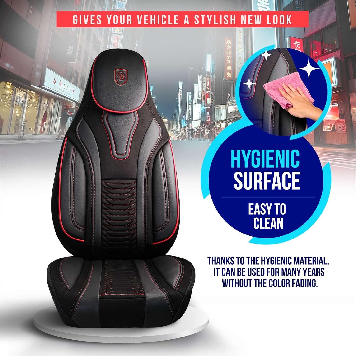Premium Car Seat Covers Front Seat, Cars, Most Pickups, Car Seat Protector, Car Seat Covers Front Seats