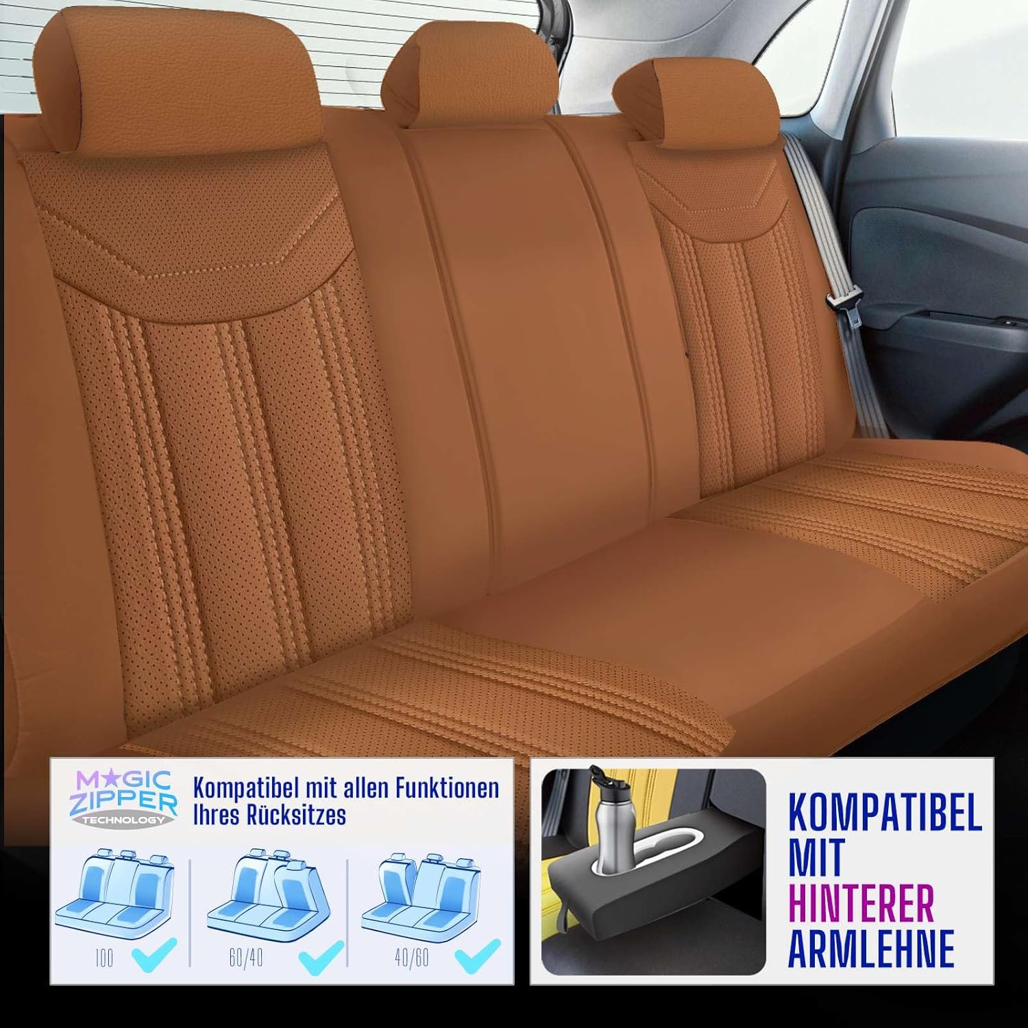 Miami Autositzbezüge für BMW 1er, Leder