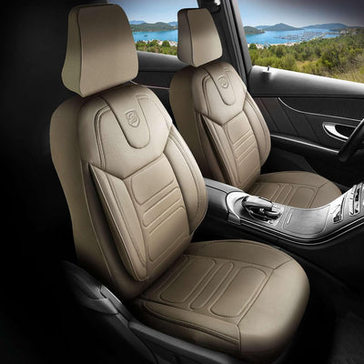 Premium Car Seat Covers for Toyota Corolla 2000-2026, Nappa Leather Car Seat Cover for SUV, Cars, Most Pickups, Car Seat Protector, Car Seat Covers Front Seats