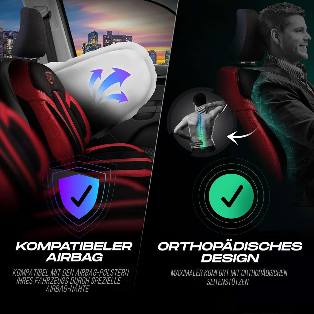 Lizbon Autositzbezüge für BMW 1er, Alcantara