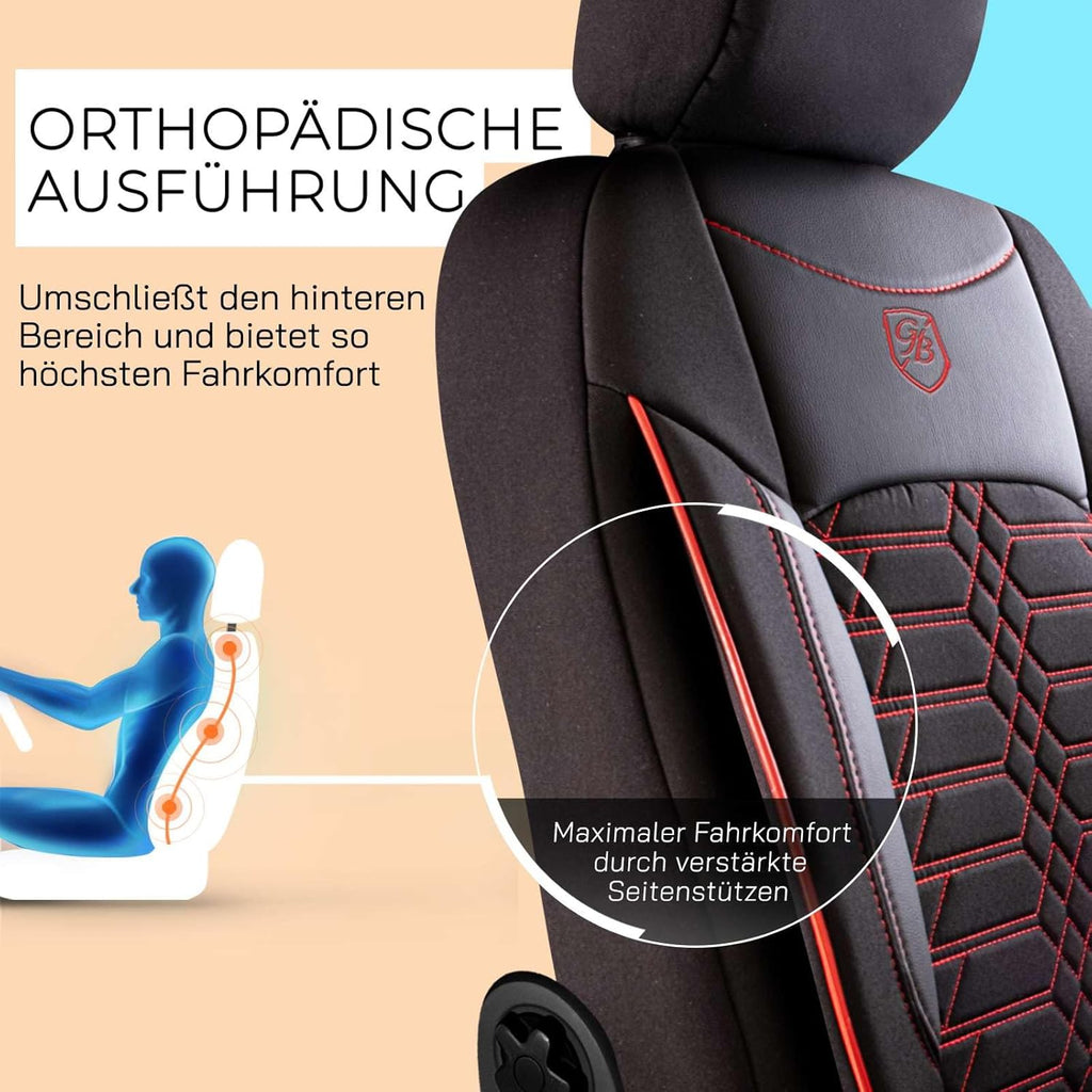 Venice Autositzbezüge für VW Golf, Jacquard Sitzauflage