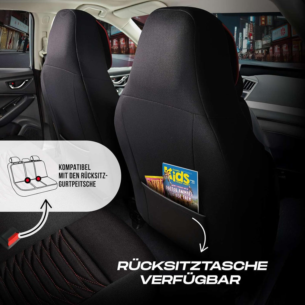 Tokyo Autositzbezüge für BMW 1er, Velours & Leder