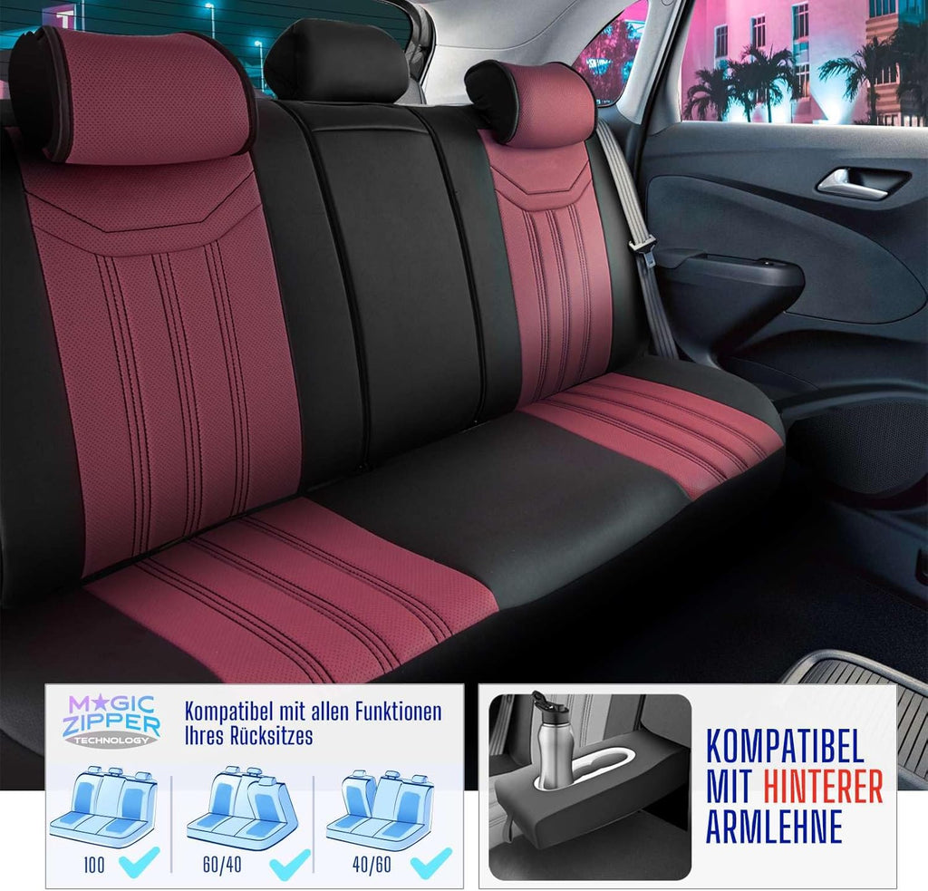 Miami Autositzbezüge für BMW 1er, Leder