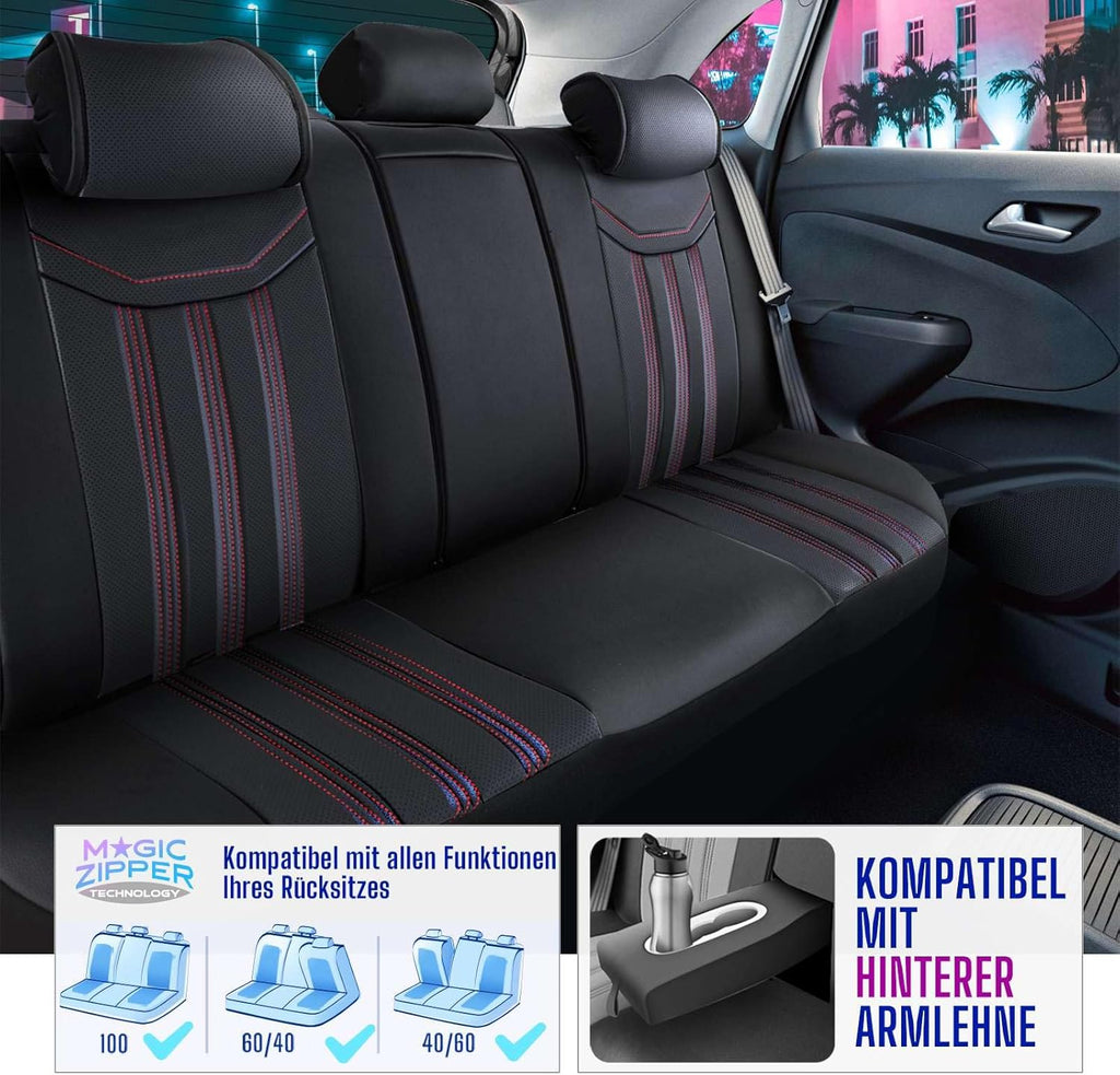 Miami Autositzbezüge für BMW 1er, Leder