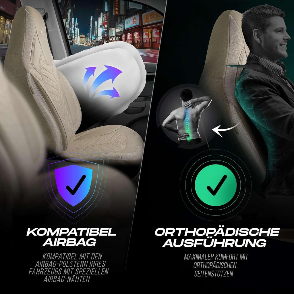 Munich Autositzbezüge für BMW 1er, Leinen