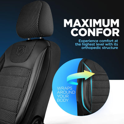 Premium Car Seat Covers for Toyota Corolla 2000-2026, Woven Car Seat Cover for SUV, Cars, Most Pickups, Car Seat Protector, Car Seat Covers Front Seats