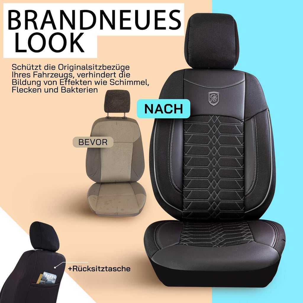 Venice Autositzbezüge für VW FOX, Jacquard Sitzauflage
