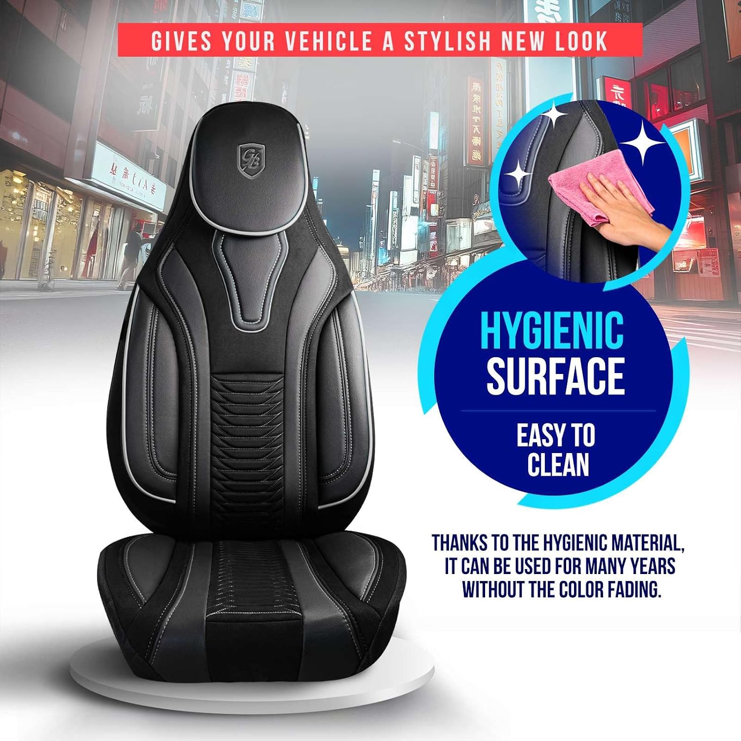 Premium Car Seat Covers Front Seat, Cars, Most Pickups, Car Seat Protector, Car Seat Covers Front Seats