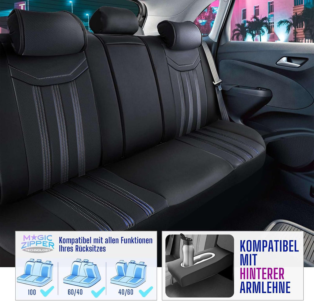 Miami Autositzbezüge für BMW 1er, Leder