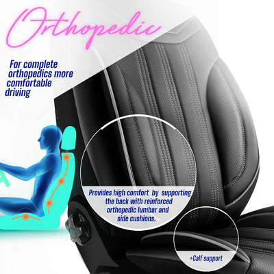 Premium Car Seat Covers for Honda CRV 2000-2026, Nappa Leather Car Seat Cover for SUV, Cars, Most Pickups, Car Seat Protector, Car Seat Covers Front Seats