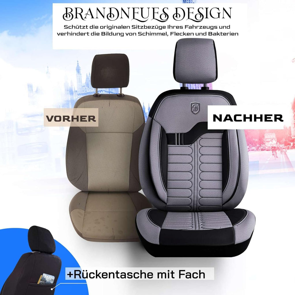 Londra Autositzbezüge für BMW 1er, Jacquard Sitzauflage