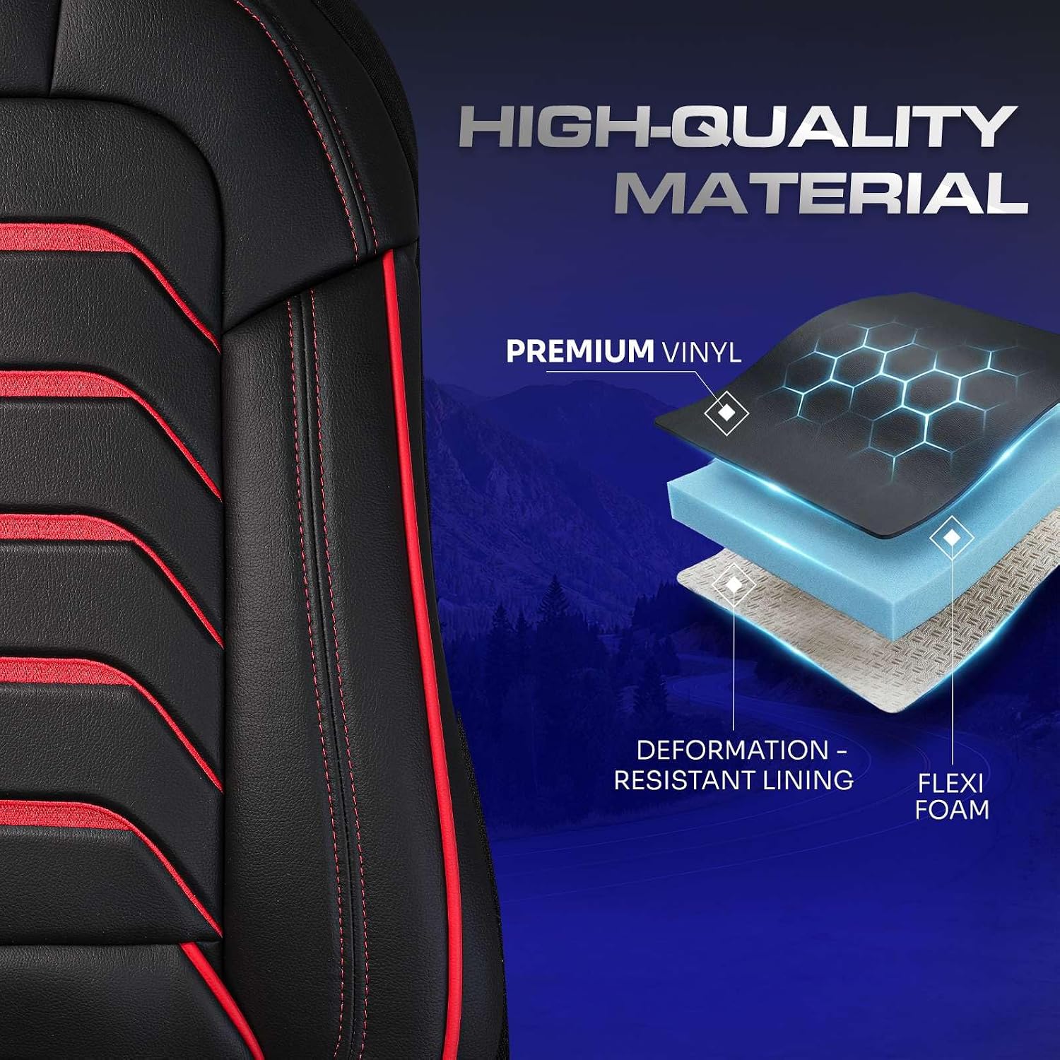 Custom Fit Truck Seat Cover for Kenworth T680, T880, W990, Premium Vinyl Fabric, Includes Armrest Covers and Assebly Tool