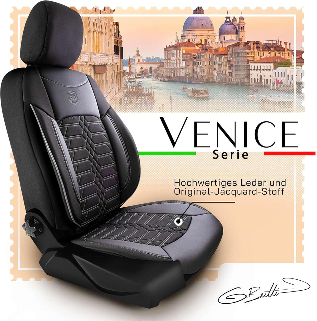 Venice Autositzbezüge für VW Caddy, Jacquard Sitzauflage