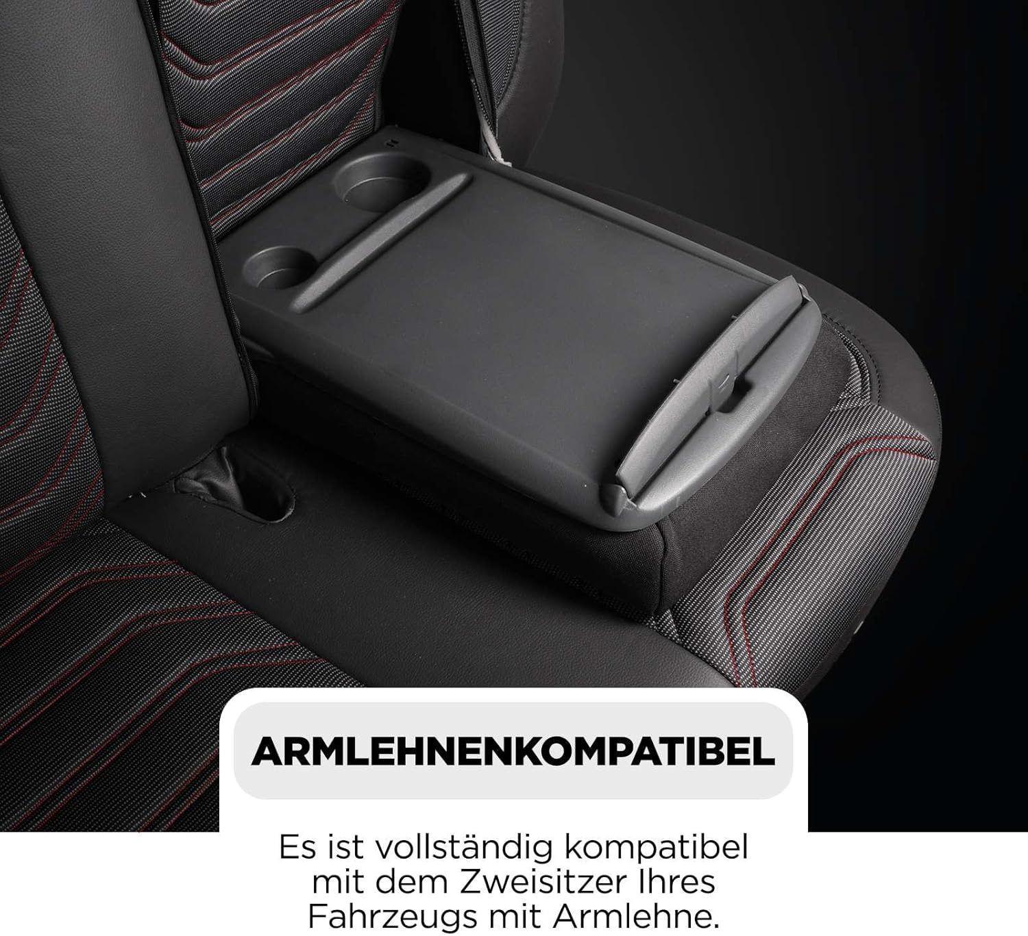 Autositzbezüge Universal 1+1 für Opel Movano C (2022-2026), Piqué-Stoff