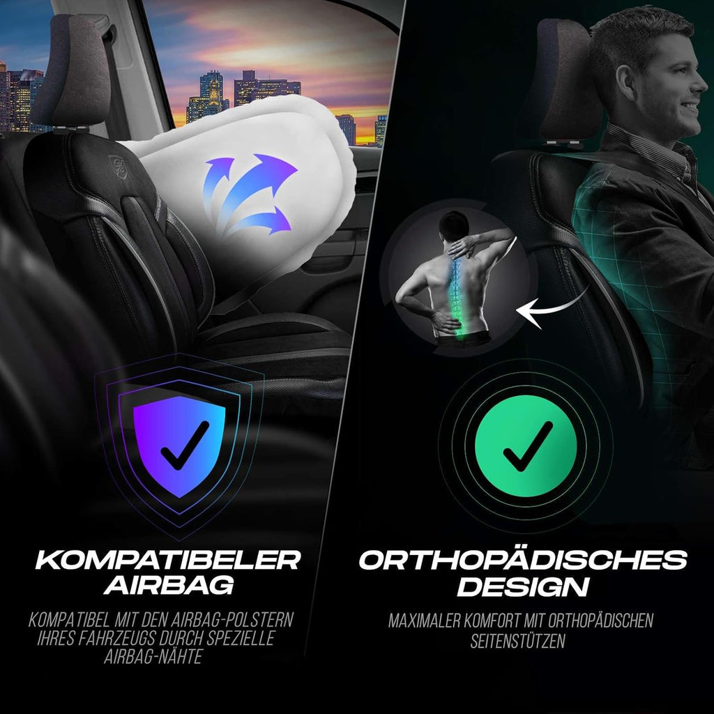Lizbon Autositzbezüge für BMW 1er, Alcantara