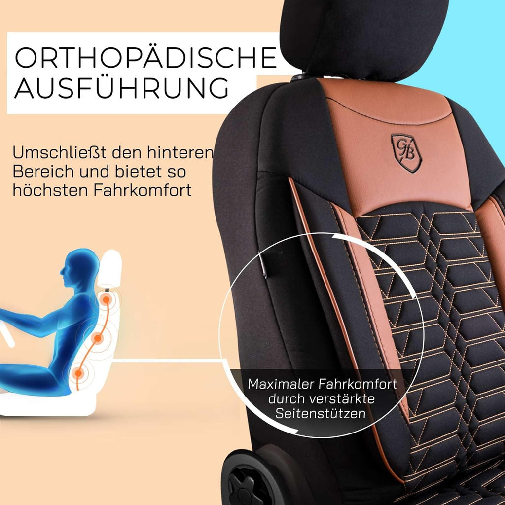 Venice Autositzbezüge für VW FOX, Jacquard Sitzauflage