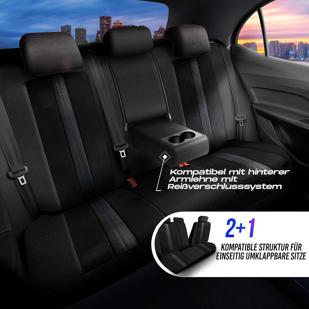 Lizbon Autositzbezüge für BMW 1er, Alcantara