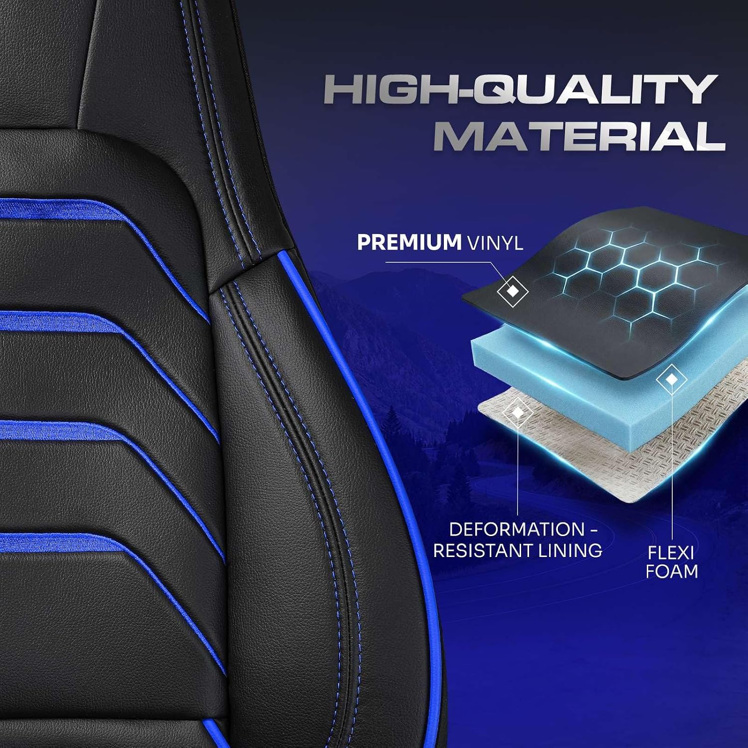 Custom Fit Truck Seat Cover for Volvo VNL 300 400 740 760 860 & VNR 300 400 640 660 (2019-2025), Vinyl Fabric, Includes Armrest Covers and Assebly Tool