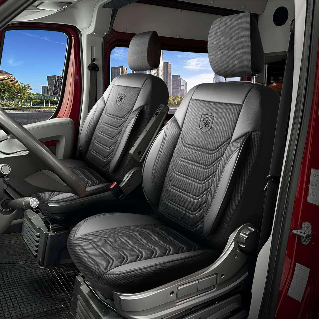 Autositzbezüge Universal 1+1 für Opel Movano C (2022-2026), Piqué-Stoff